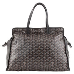 Authentic GOYARD Sac Hardy 'Chic du Chien' PM Pet Carrier in Black