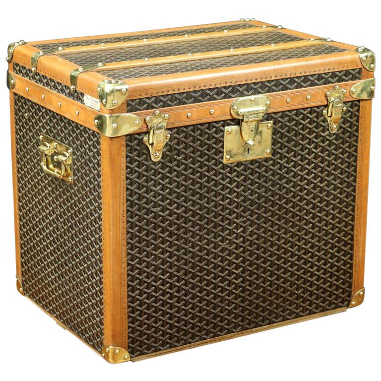 Goyard Hat Trunk, 1920s at 1stDibs