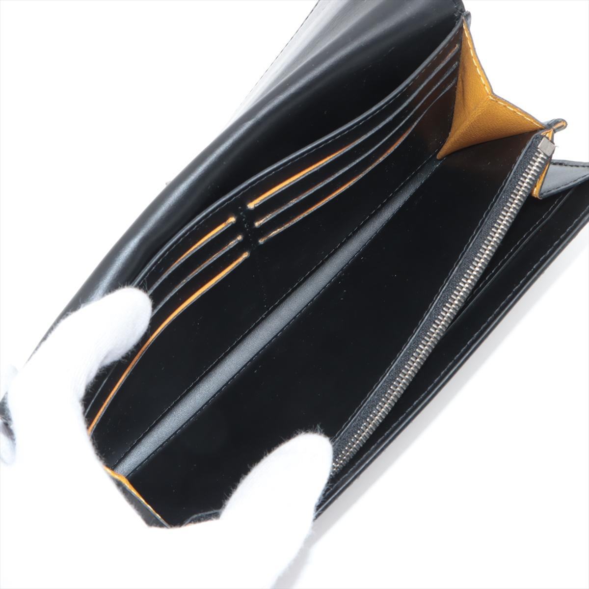 Goyard Herringbone Long Wallet Black × Brown For Sale 3