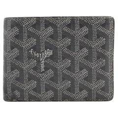 Goyard Herringbone Victoire Compact Wallet Light Grey