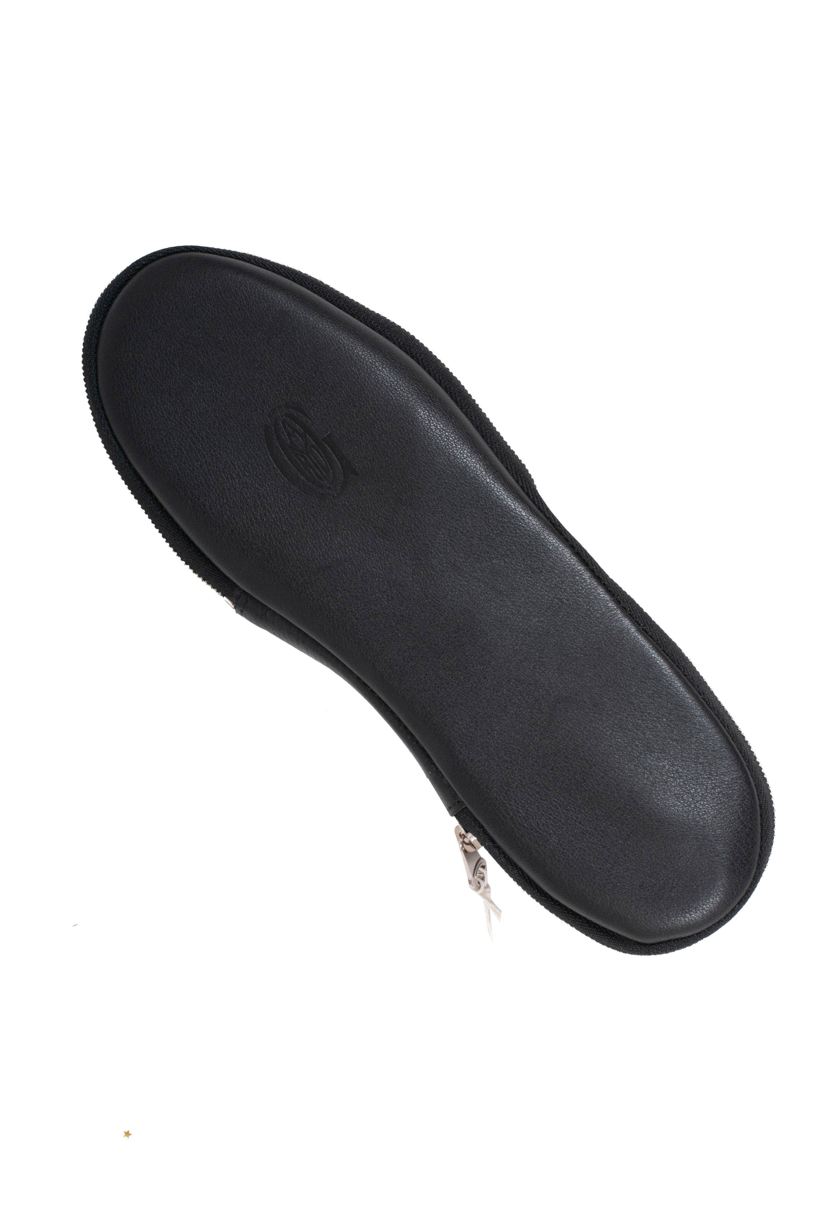 Goyard House Slippers Size US7 Small Black Leather Monogram Loafer Shoes In New Condition For Sale In North Miami, FL