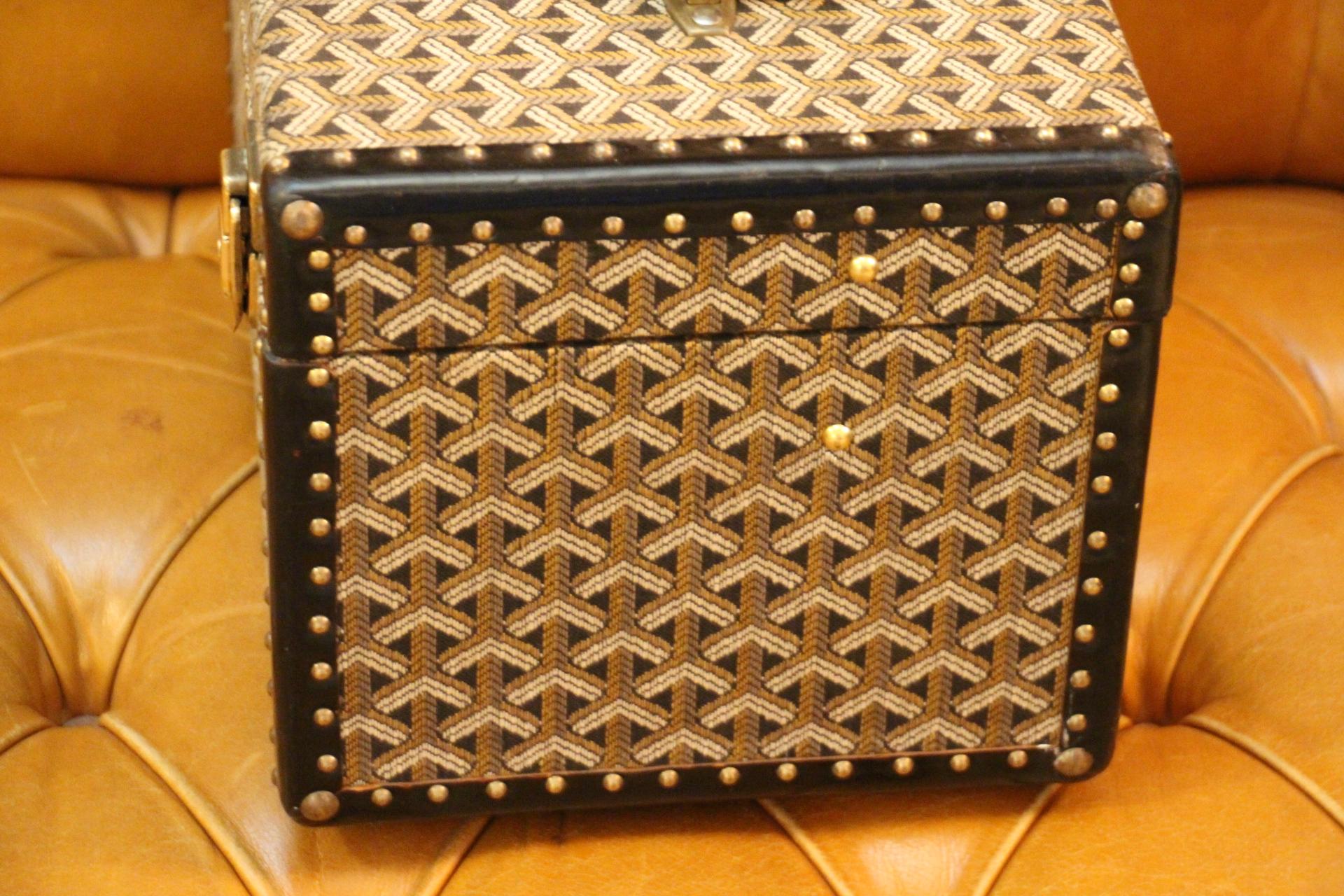 Goyard Jewelry Case, Goyard Trunk, Goyard Train Case, Goyard Beauty Case 5