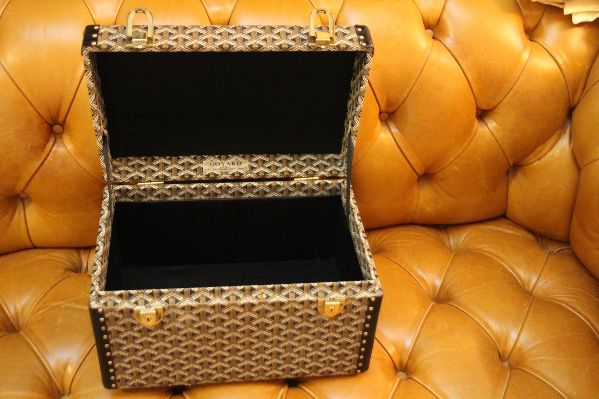 Goyard Jewelry Case, Goyard Trunk, Goyard Train Case, Goyard Beauty Case 8