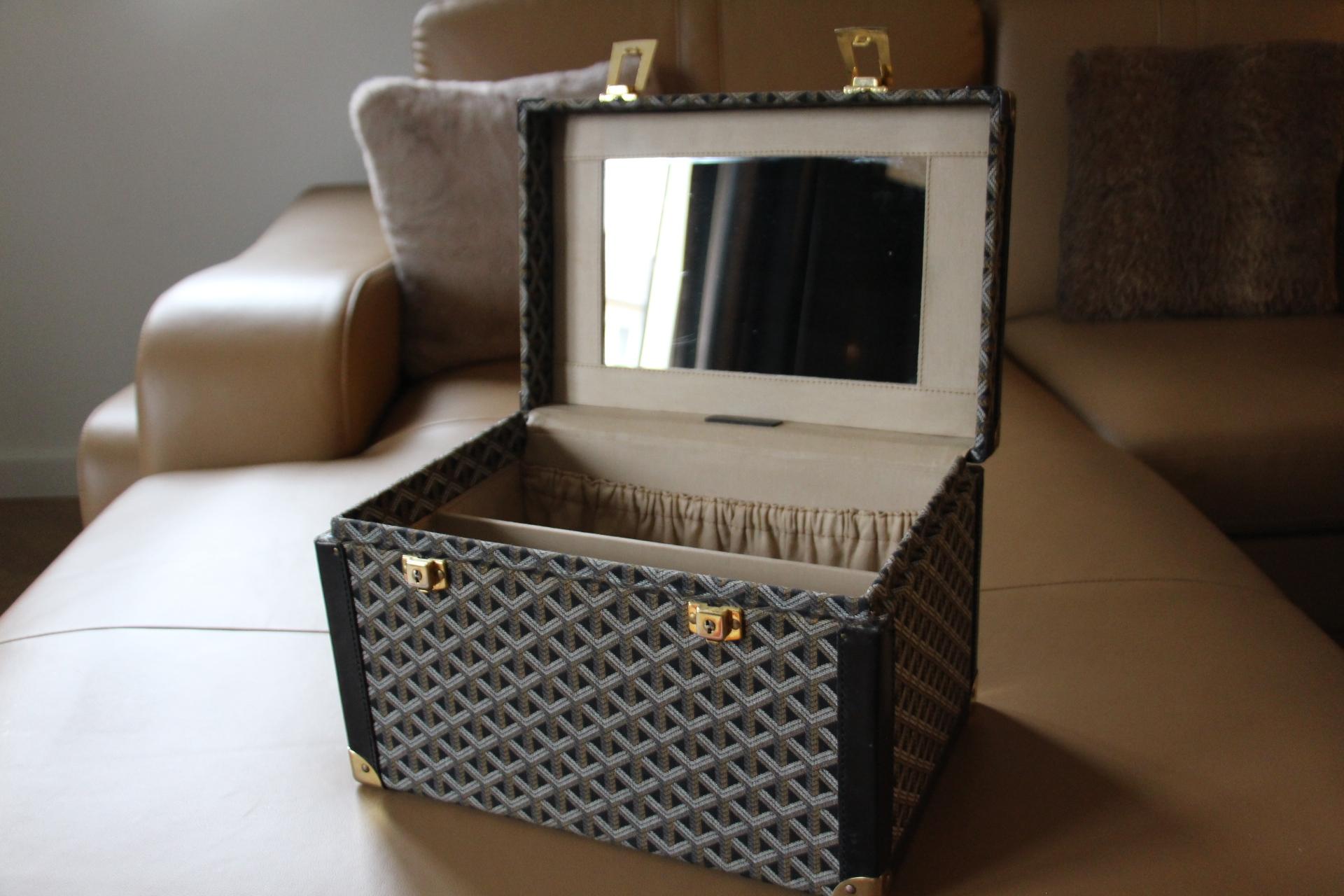 Goyard Jewelry Case, Goyard Trunk, Goyard Train Case, Goyard Beauty Case 9
