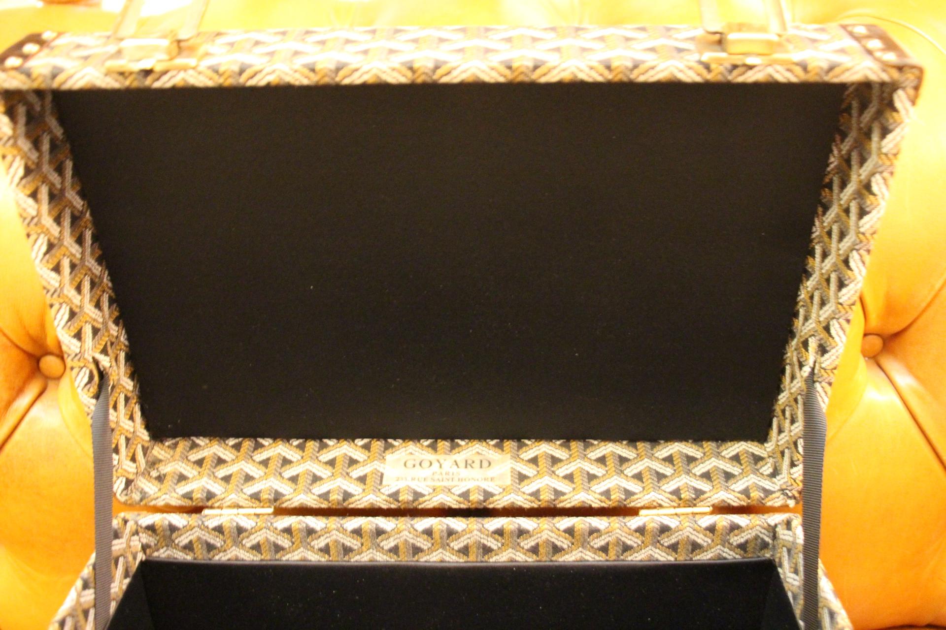 Goyard Jewelry Case, Goyard Trunk, Goyard Train Case, Goyard Beauty Case 10
