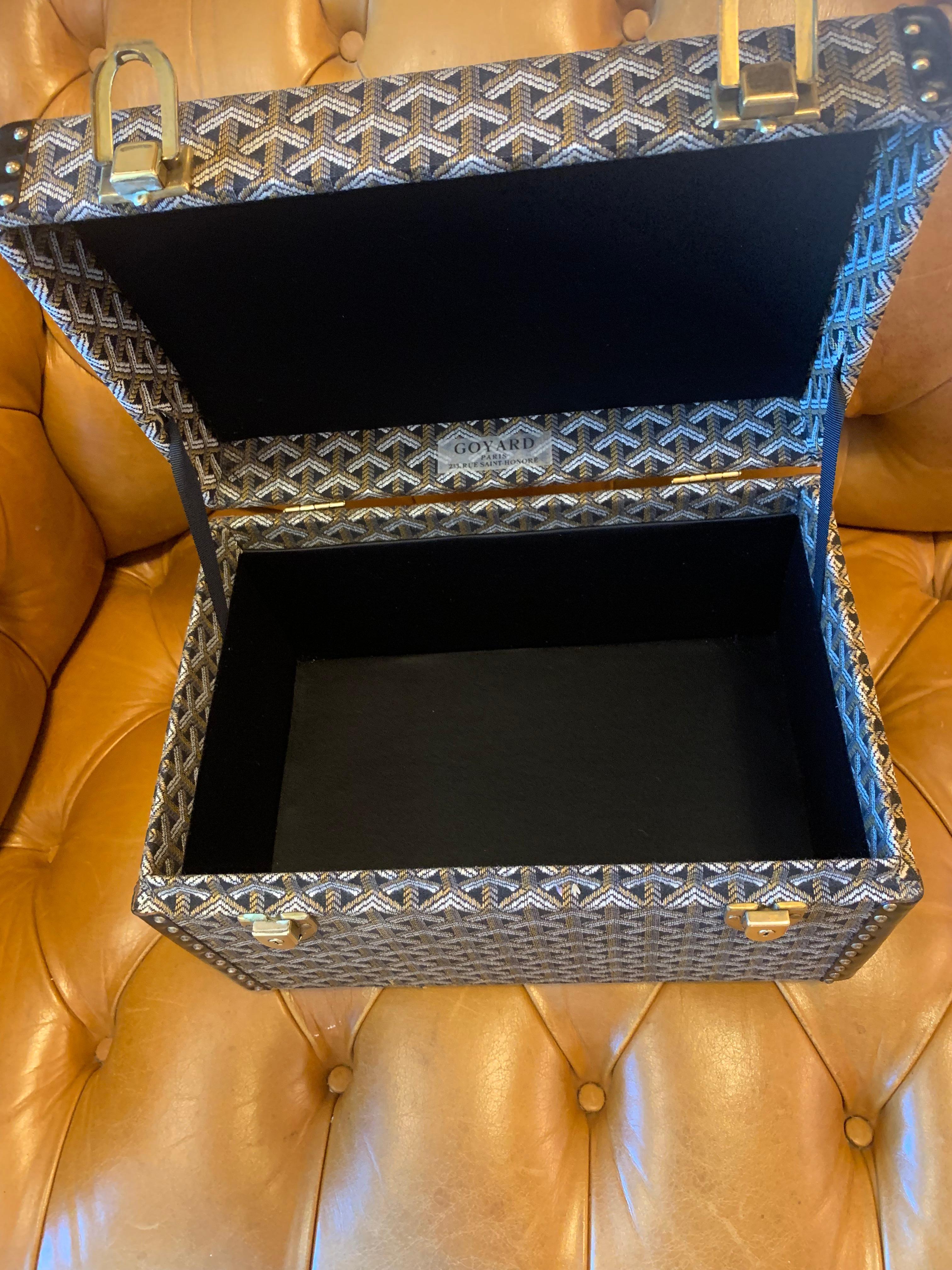 Goyard Jewelry Case, Goyard Trunk, Goyard Train Case, Goyard Beauty Case 13