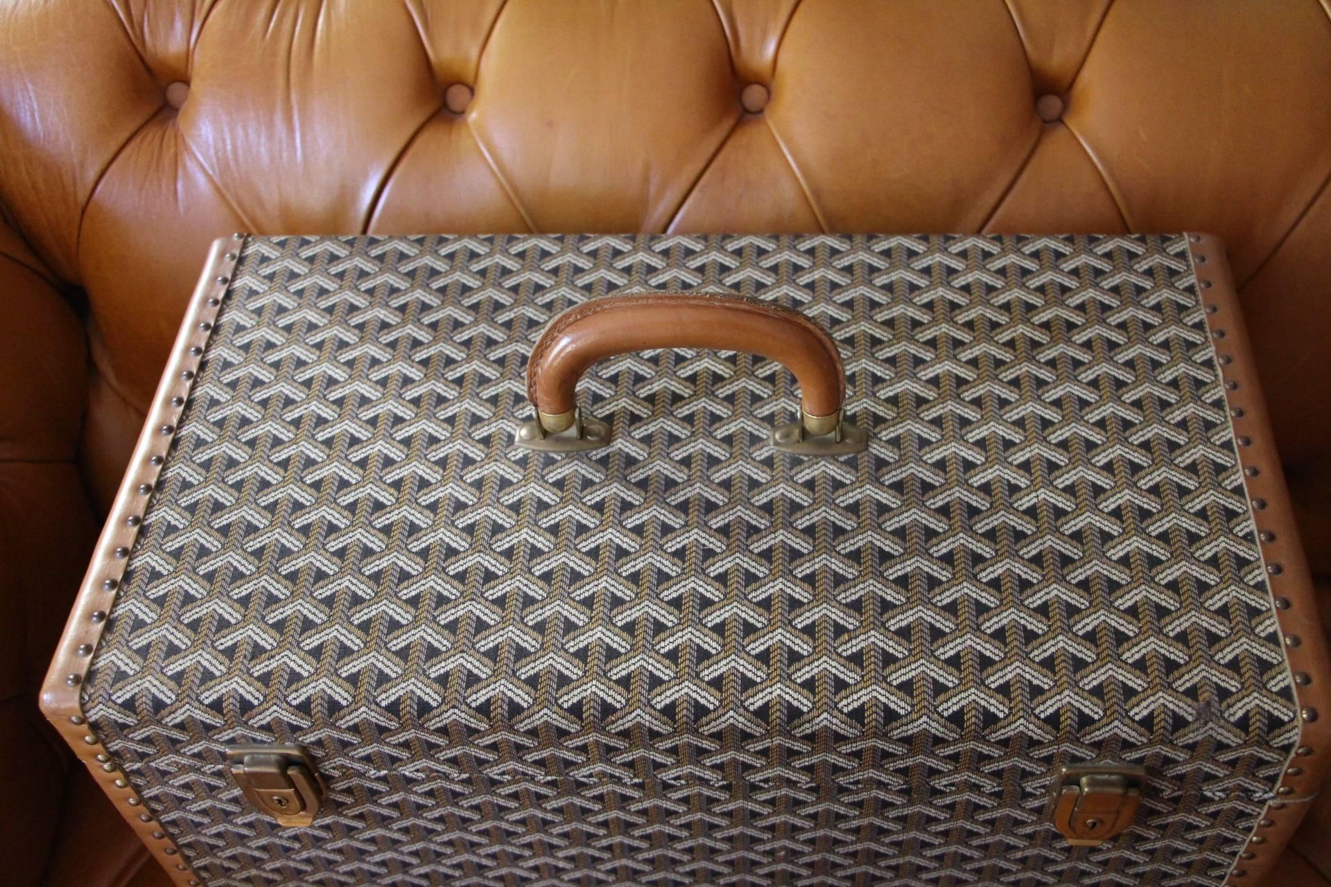 French Goyard Jewelry Case, Goyard Trunk