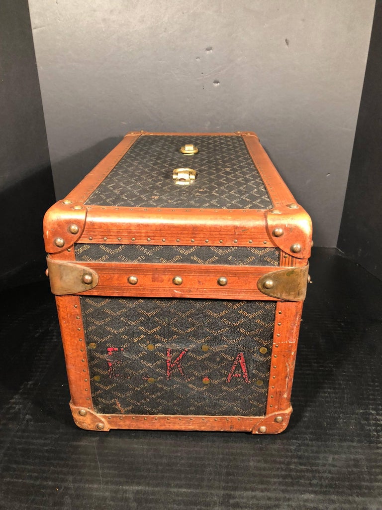 Goyard Jewelry or Valuables Trunk Train Case For Sale at 1stDibs