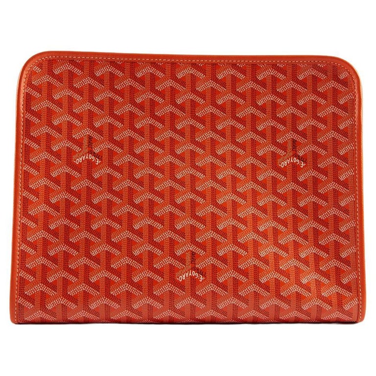 Authentic Goyard Jouvence Toiletry Bag MM Orange Online - Shop Now