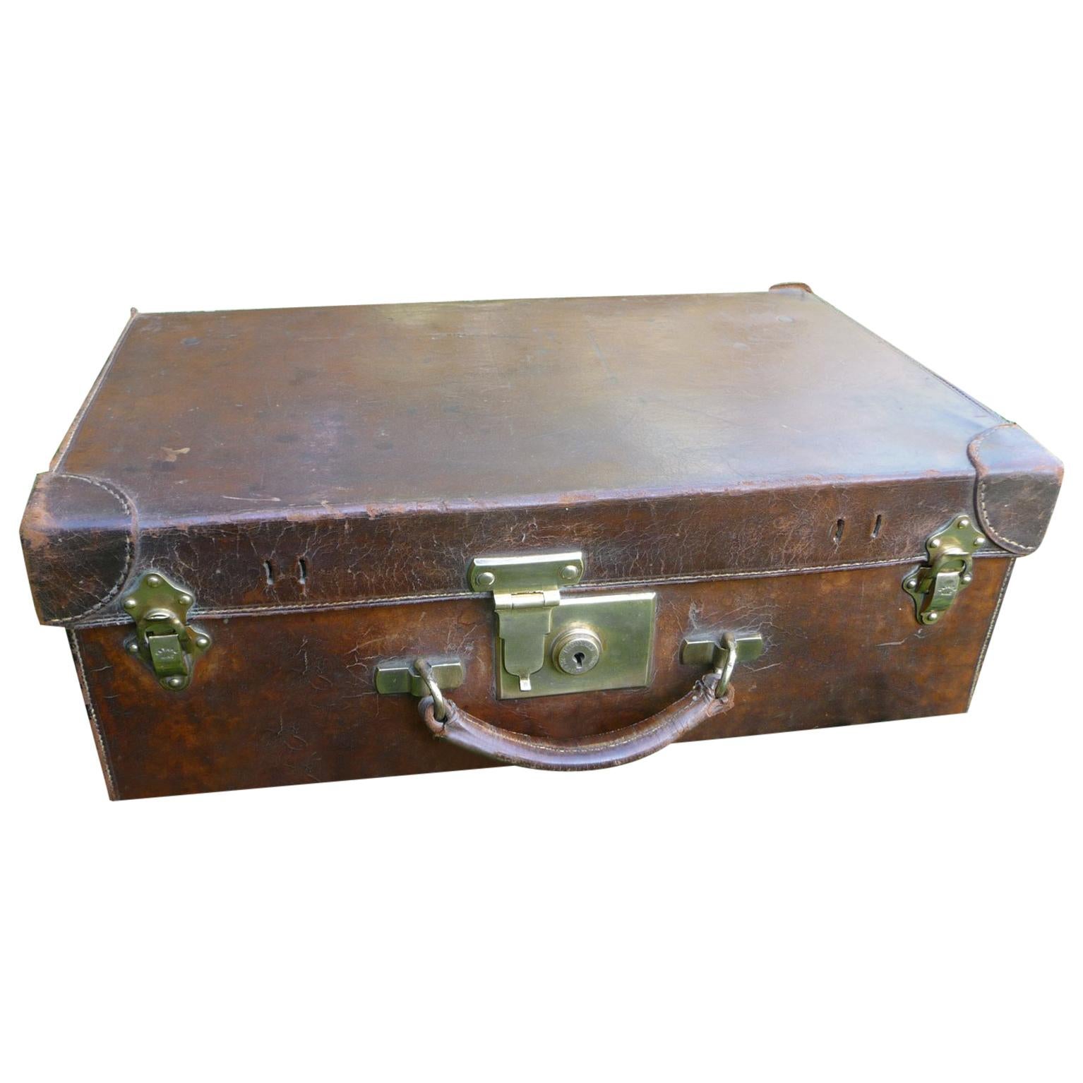 Goyard Leather Suitcase For Sale