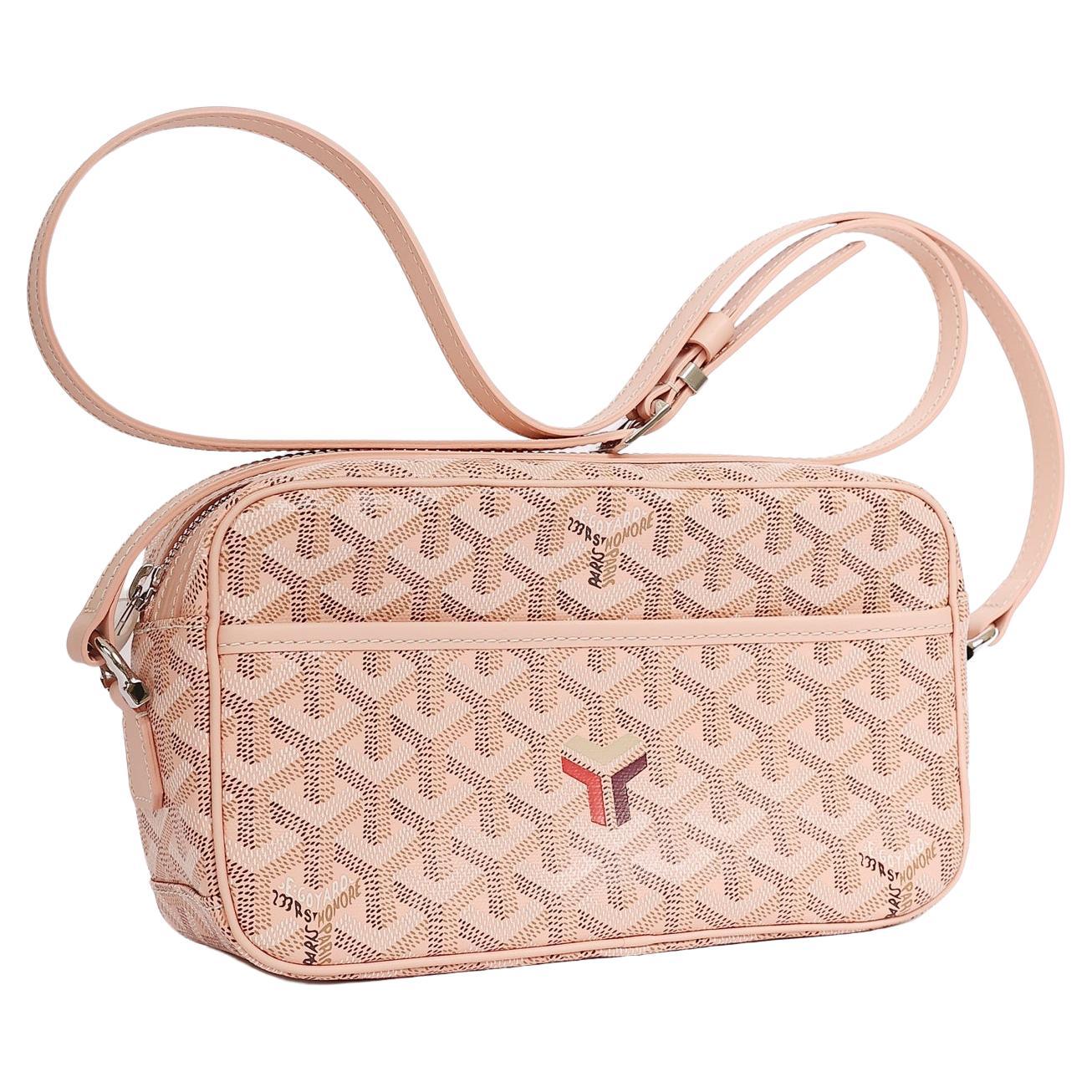 Goyard Customized Grey 'Girl with Balloon' Monogram St Louis PM Bag at 1stDibs custom goyard