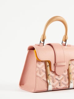 GOYARD Limited Edition "Saigon" Structured Nano Bag in Pink
