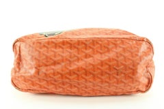 Goyard Limited Orange Chevron St Louis Tote with Pouch 69gy629s