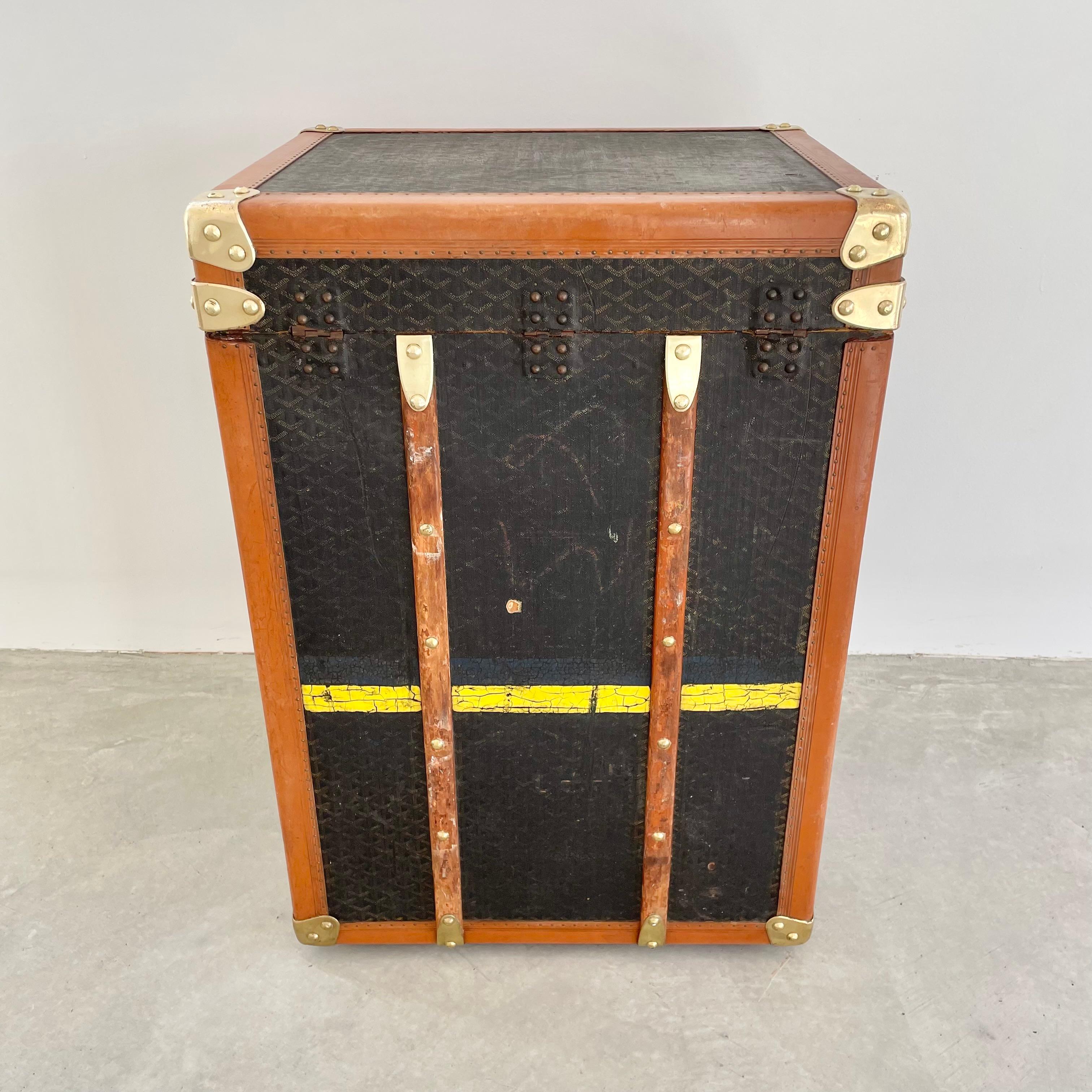 Mid-Century Modern Goyard Lingerie Trunk, 1920s France