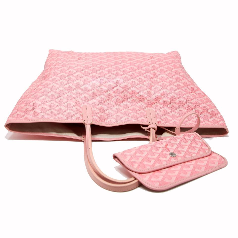 Goyard Louis Mm, Monogramm GY-0928P-0010 Rosa Segeltuch-Tasche (Braun)