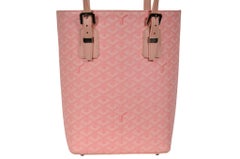Goyard Marie Galante Bag Rose Sakura Pink Canvas Tote Bag Shoulder Travel Carry