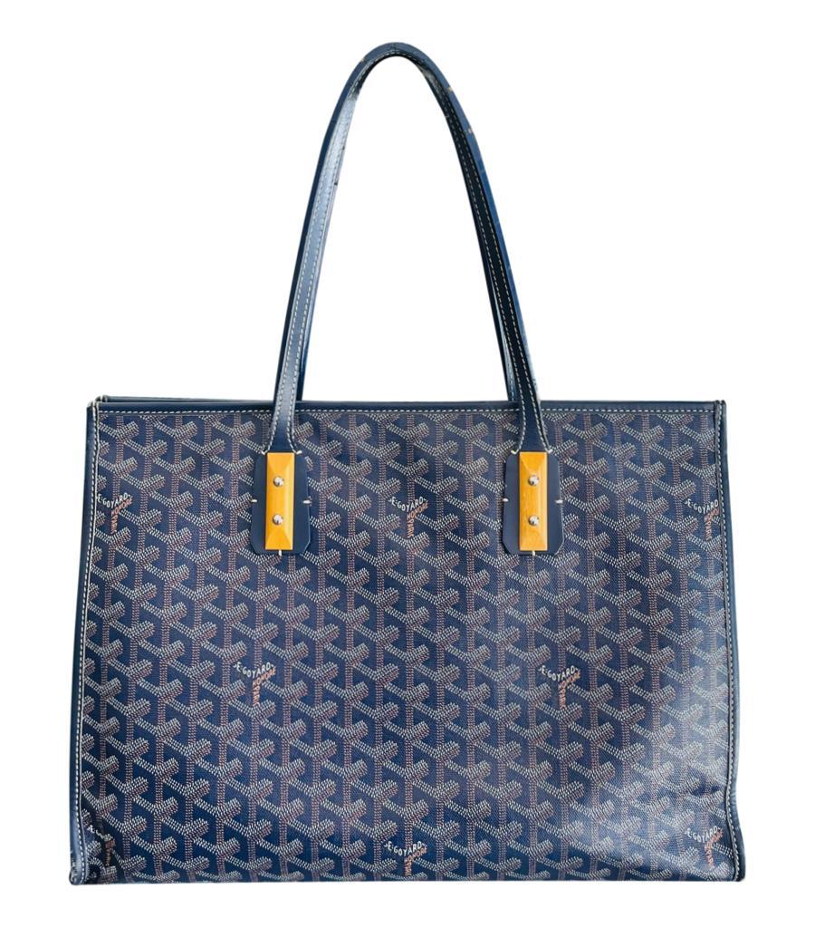 Goyard Marquises Goyardine Coated Canvas Tote Bag In Fair Condition For Sale In London, GB