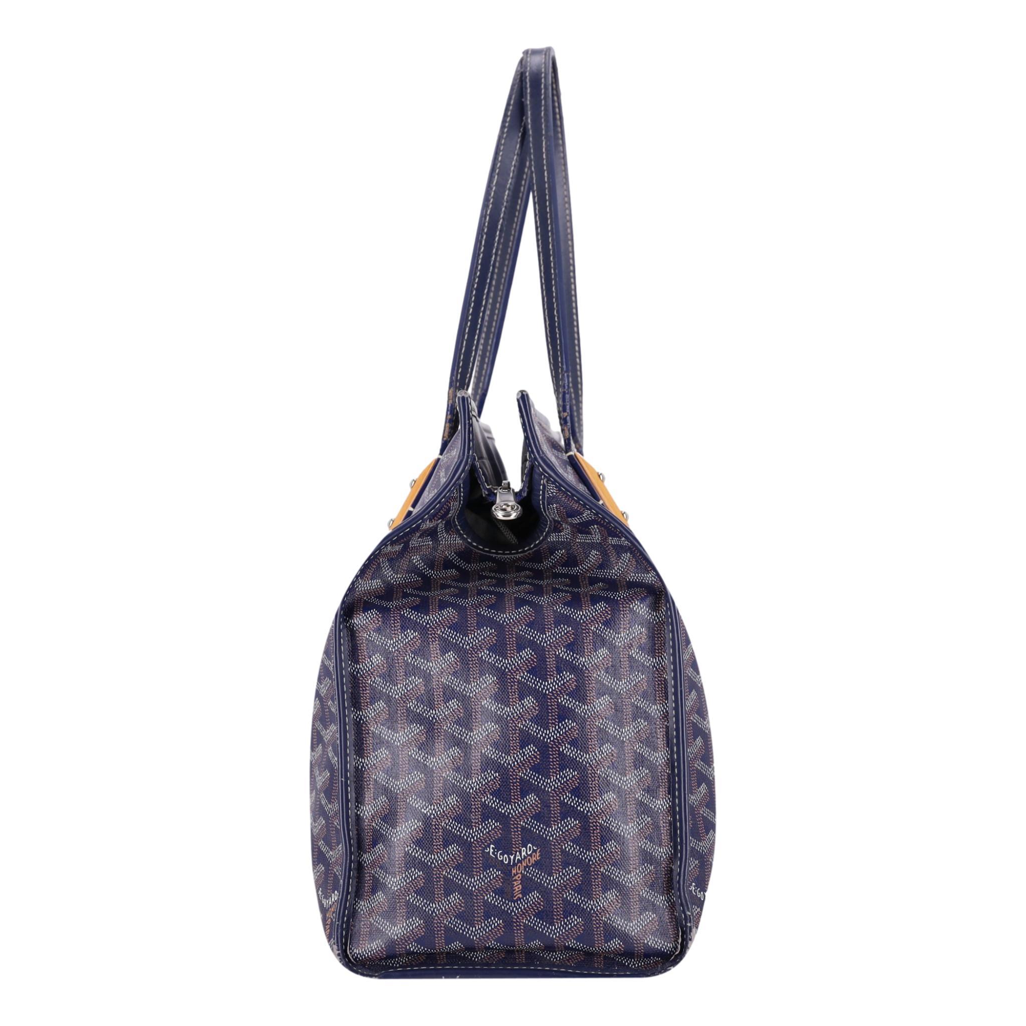 Gray Goyard Marquises Goyardine Coated Canvas Tote Bag For Sale