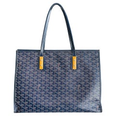 Used Goyard Marquises Goyardine Coated Canvas Tote Bag