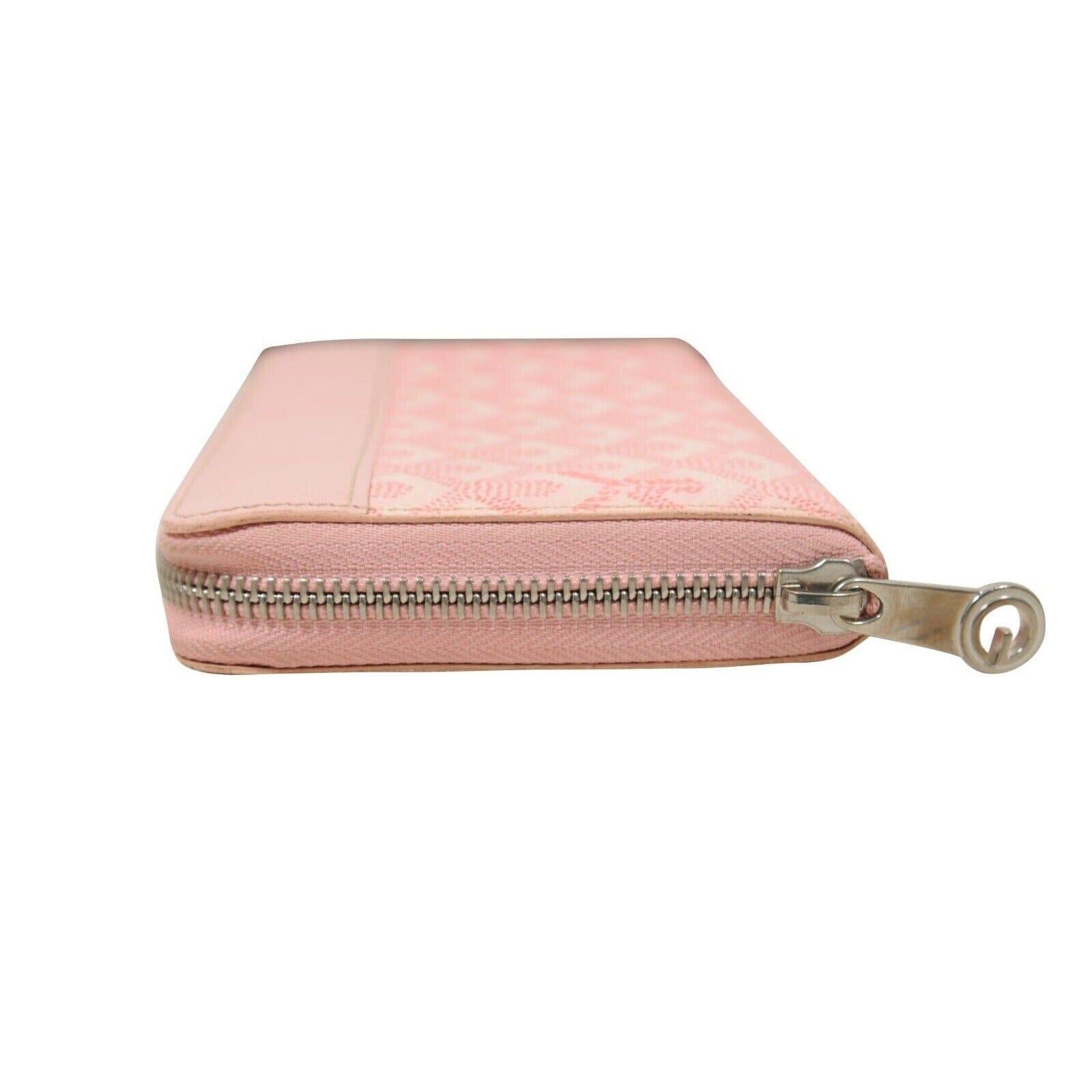 Goyard Matignon Portafoglio lungo con zip Rosa Portacarte da viaggio multitasche Tote Purse in vendita 4