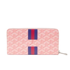 Goyard Matignon Zip Long Wallet Sakura Pink Multi Pocket Card Holder Clutch File