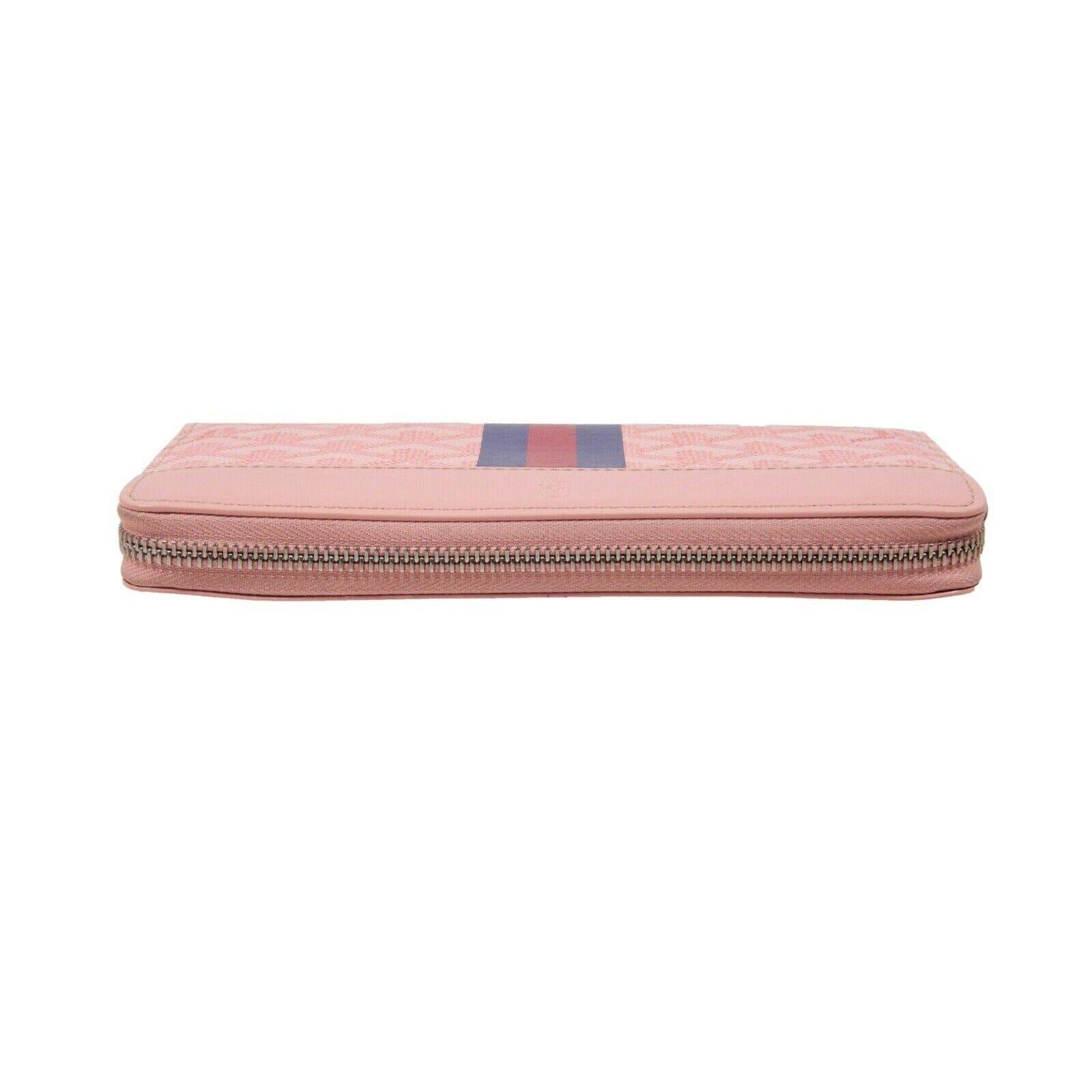 Goyard Matignon Zip Long Wallet Sakura Pink Multi Pocket Card Holder Clutch File en vente 1