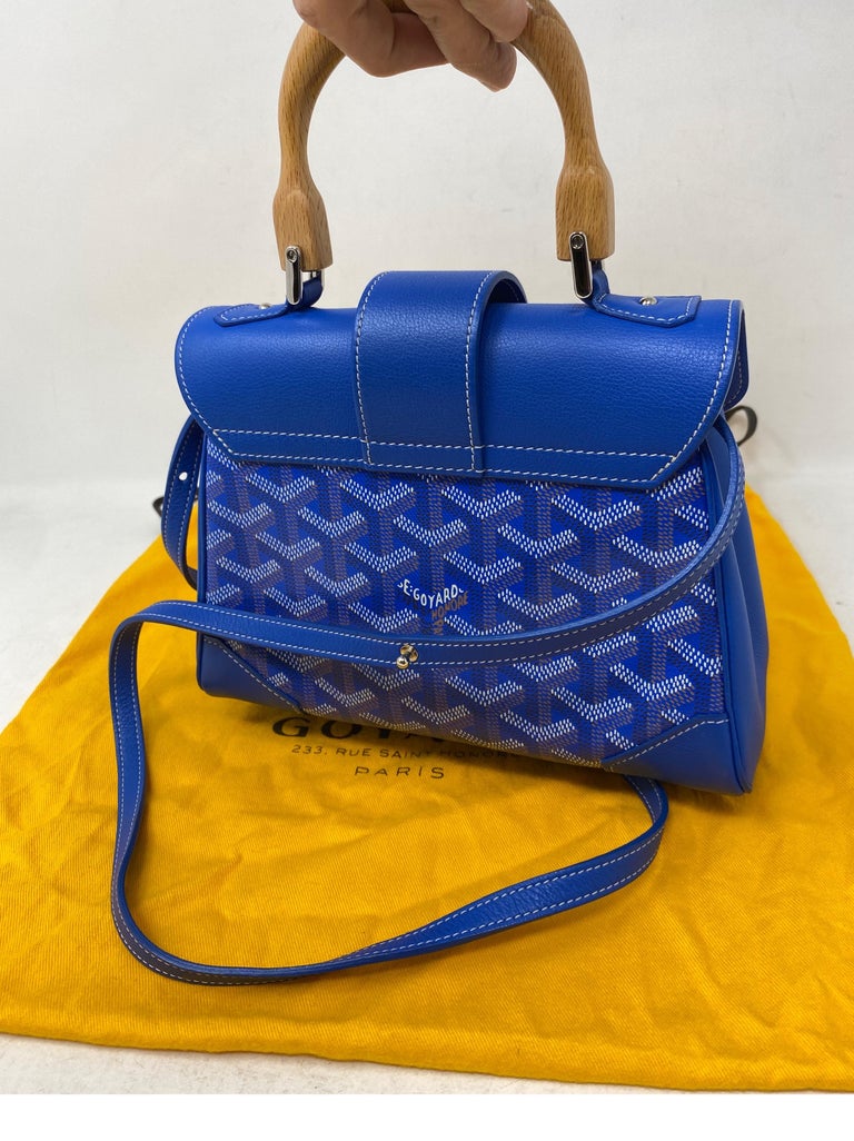 Leather crossbody bag Goyard Blue in Leather - 33799263