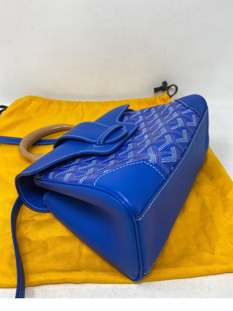 Goyard Saigon mini wooden-handble structured handbag sling crossbody  shoulder flap messenger in 2023