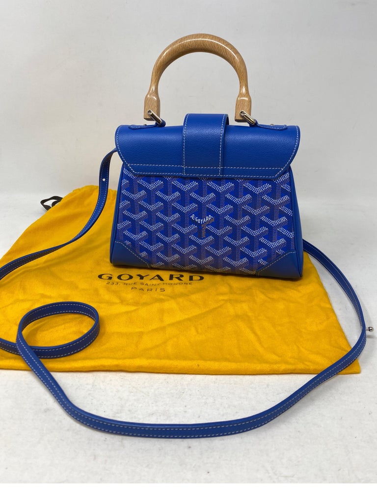 Goyard Saigon mini wooden-handble handbag sling crossbody shoulder flap  messenger multicolor available in 2023