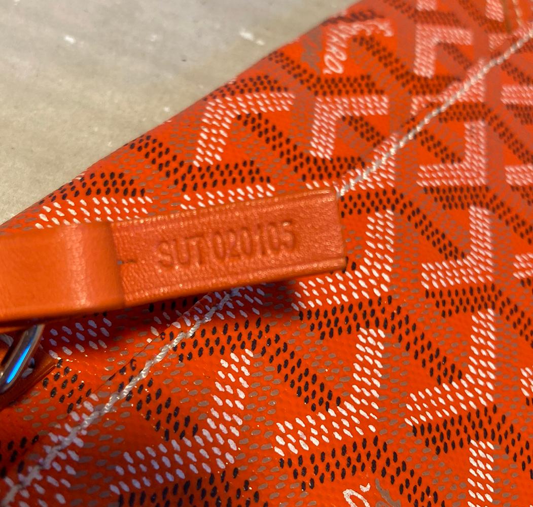 Goyard Monogram Orange St. Louis GM Tote 3
