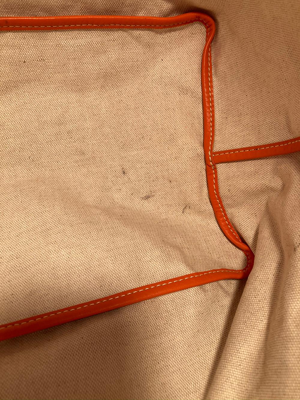 Goyard Monogram Orange St. Louis GM Tote In Good Condition In Philadelphia, PA