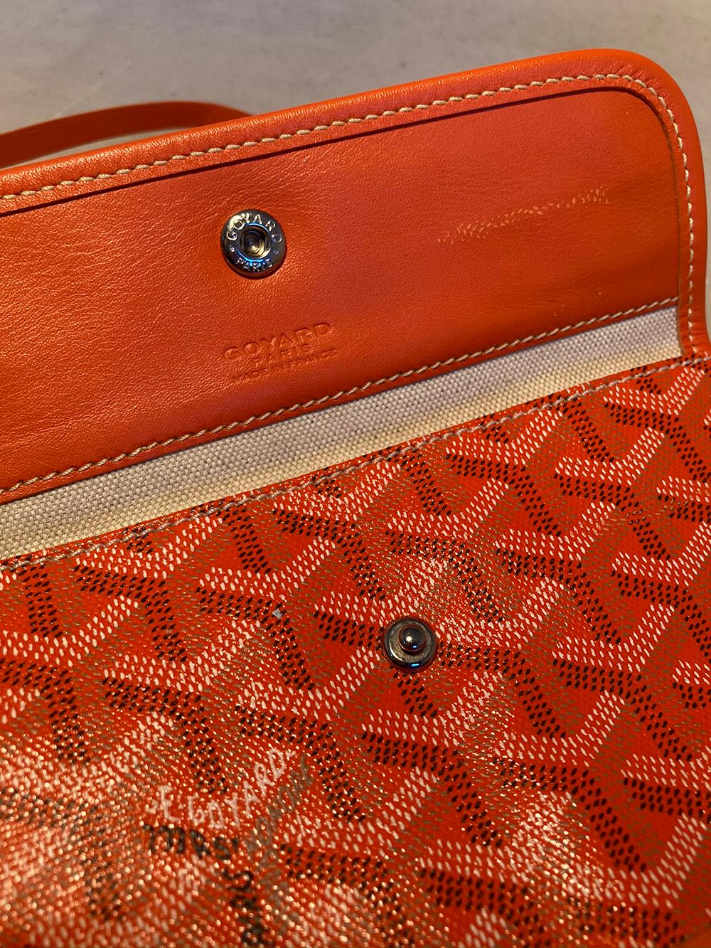 Goyard Monogram Orange St. Louis GM Tote 1