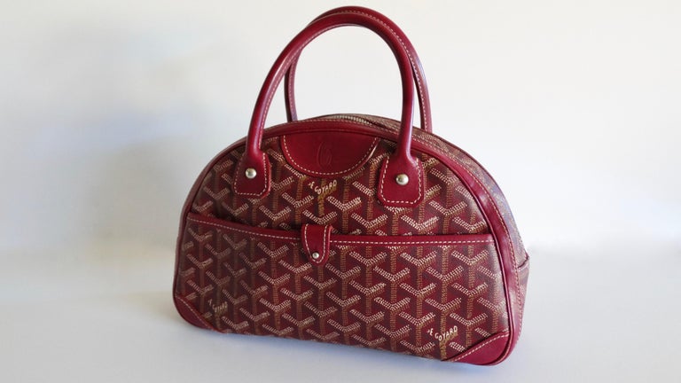 Goyard Monogram Red Canvas St. Jeanne PM Bowling Bag at 1stDibs | goyard  bowling bag, goyard bowler bag, goyard bowling 25