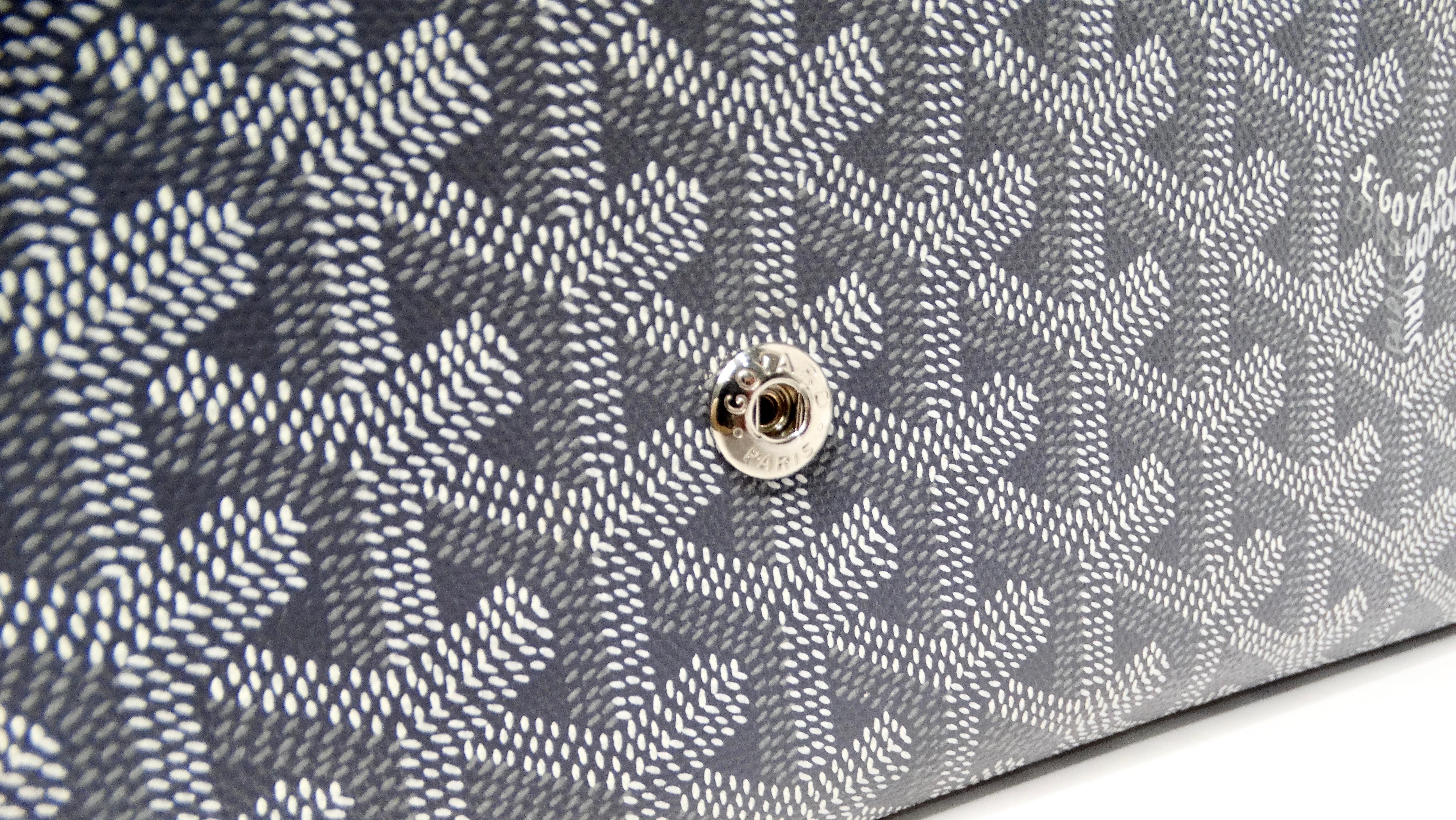 Goyard Monte Carlo Bois Clutch Grau im Angebot 7