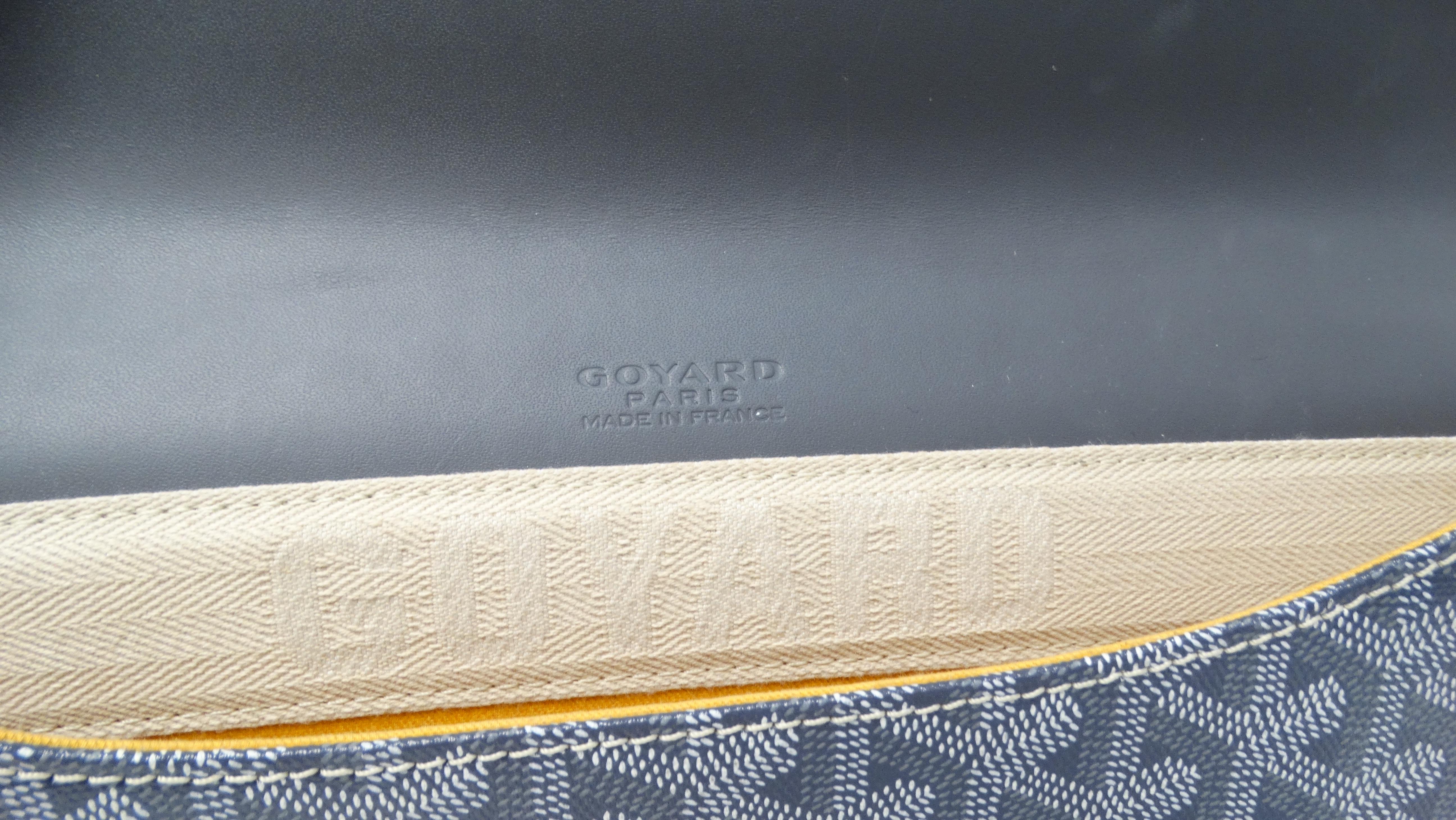 Goyard Monte Carlo Bois Clutch Grau im Angebot 8
