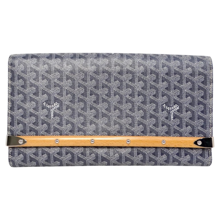 Goyard Monte Carlo Bois Clutch Grau im Angebot bei 1stDibs Deutschland