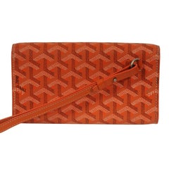 Goyard Monte Carlo Mini Arancione Edizione Limitata Pochette da Polso Borsa Portafoglio