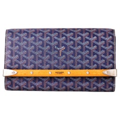 Goyard Monte-Carlo PM Clutch Navy Blue