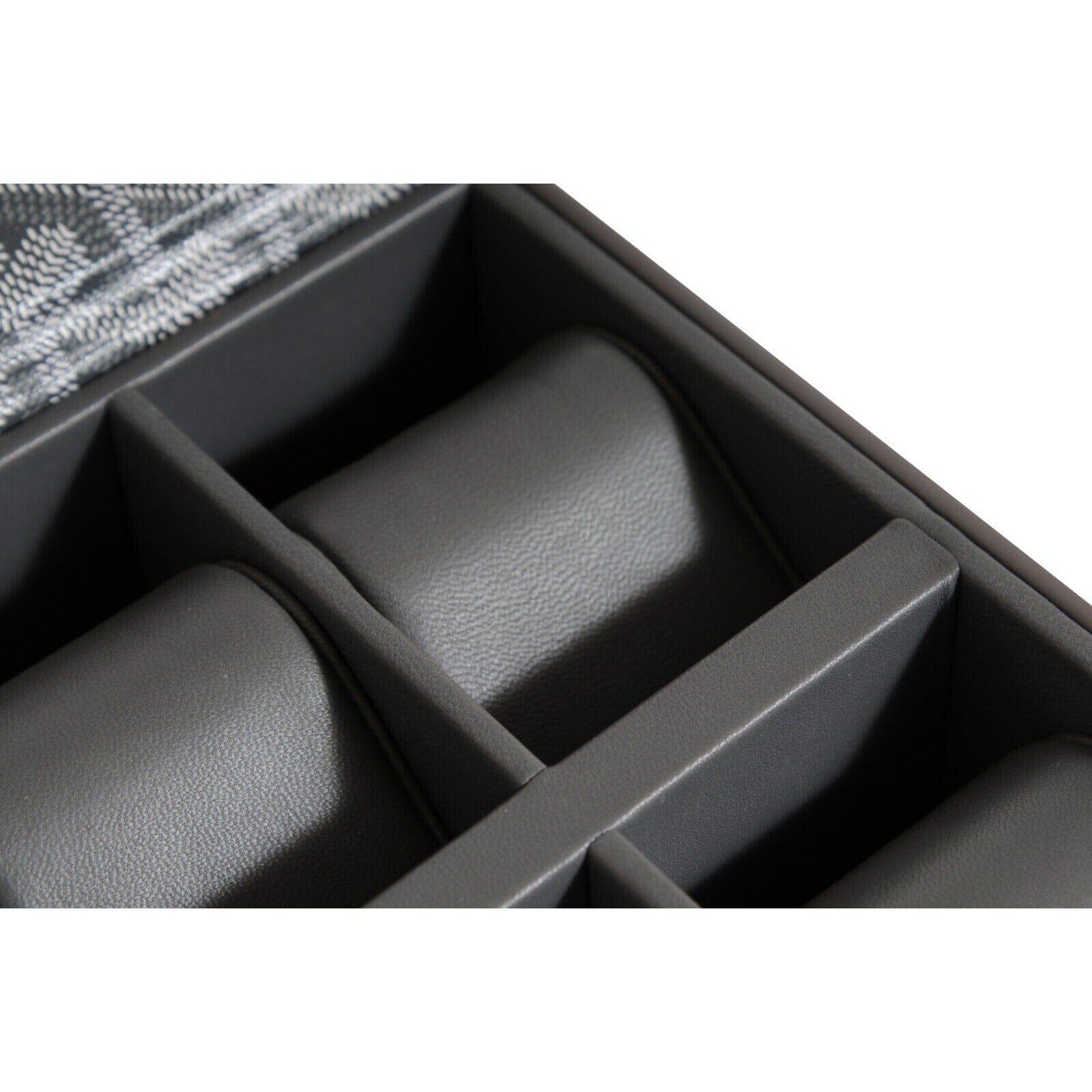 Goyard Montre De Voyage Eight Watch Box Gray Travel Trunk Case Buckle Strap Roll en vente 11