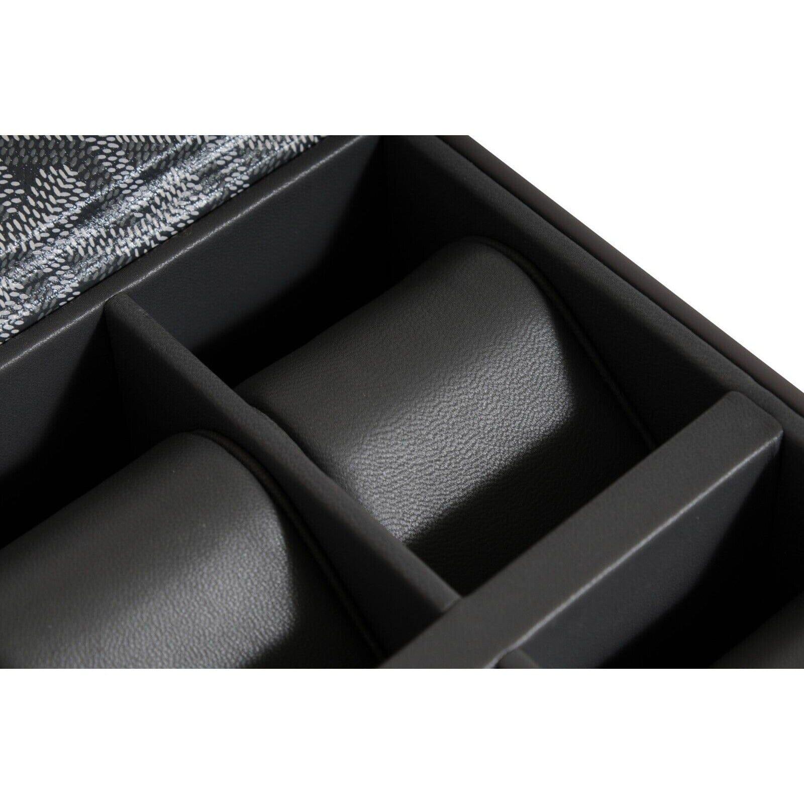Goyard Montre De Voyage Eight Watch Box Gray Travel Trunk Case Buckle Strap Roll Unisexe en vente