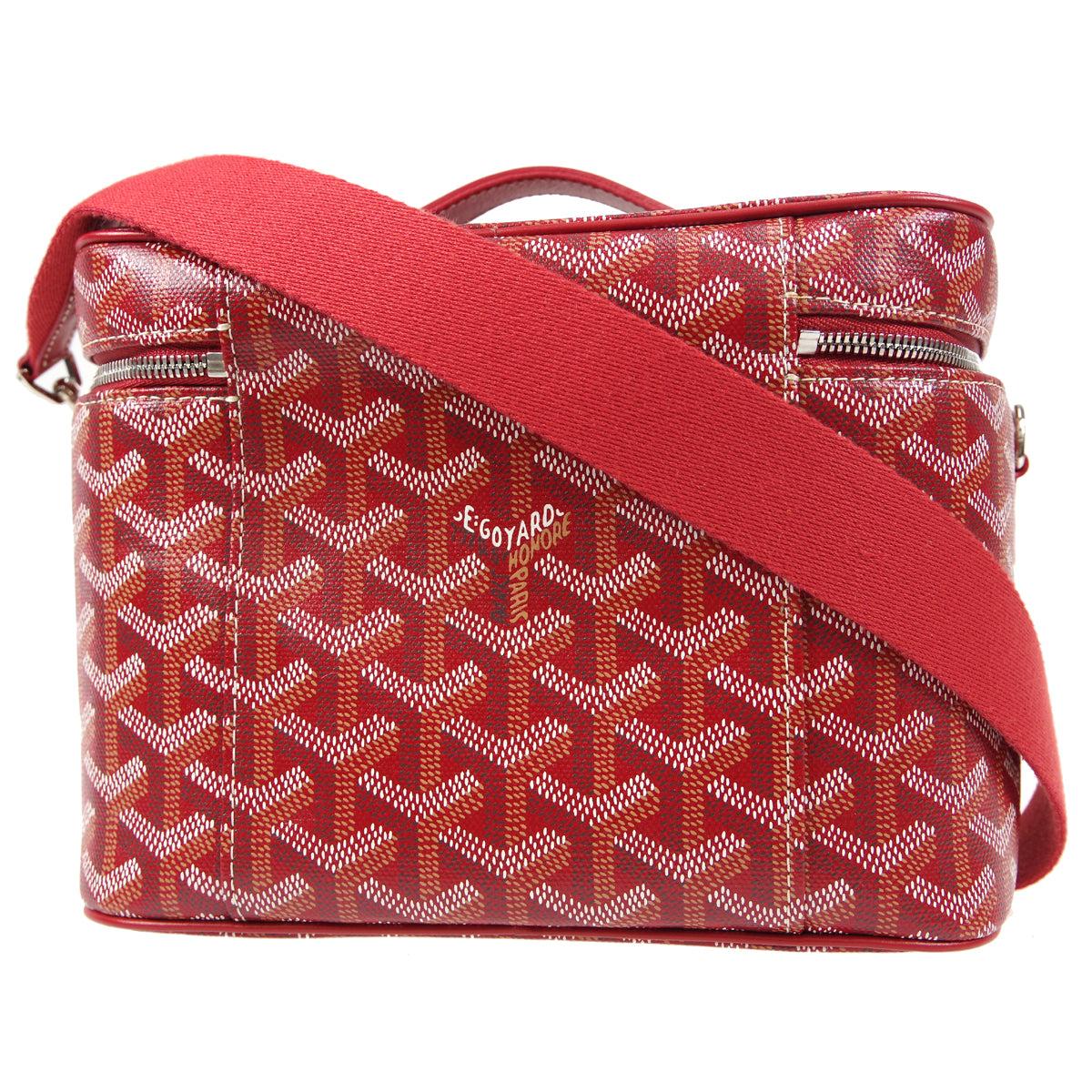 Goyard Muse 2way Vanity Shoulder Handbag Red

Additional information:
Material: PVC, Leather
Color: Red, White
Pocket:  Inside: Pocket*1
Comes with: Dust Bag, Care Manual, Dust Bag for Shoulder Strap, Shoulder Strap
Size(Inch): W 7.9 x H 5.7 x D
