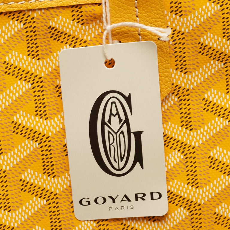 Goyard Mustard Goyardine Coated Canvas and Leather Saint Louis PM