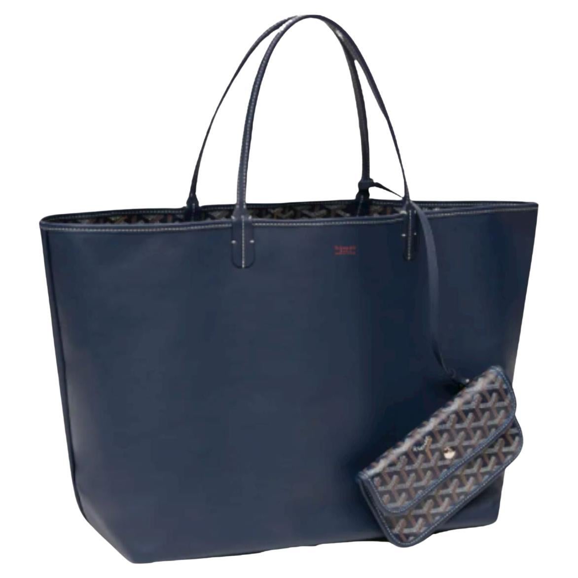 Goyard Navy Blue Anjou GM Bag For Sale at 1stDibs goyard anjou
