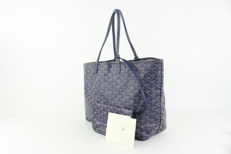 Goyard St. Louis Gray PM. Made in France. With care card, pouch