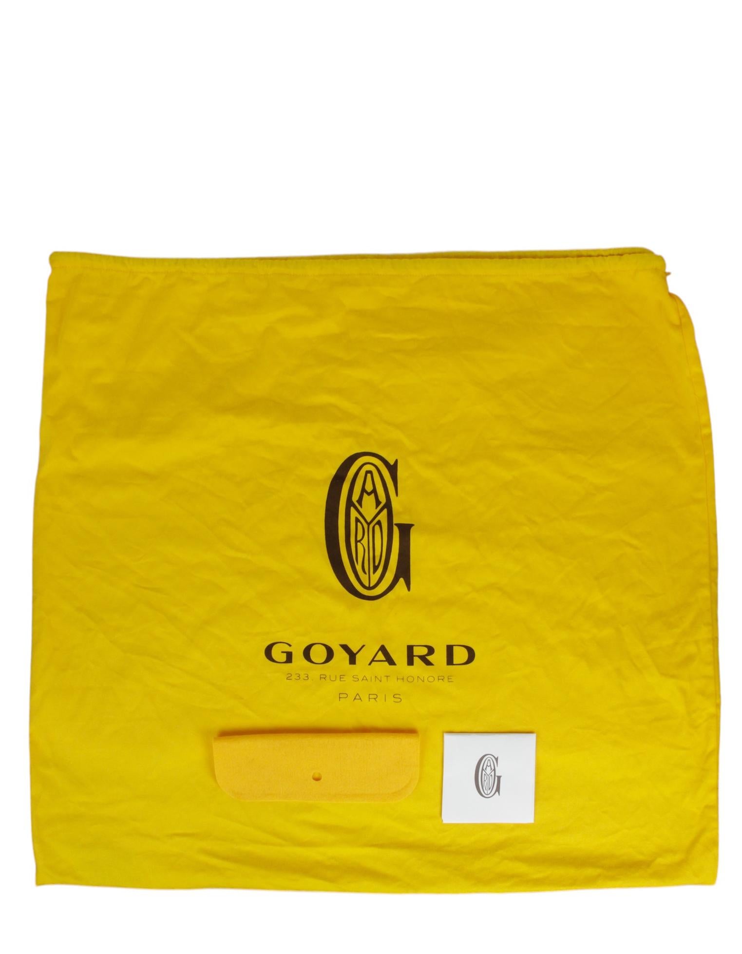 Goyard Navy Blue Goyardine Canvas St. Louis GM Tote Bag For Sale 5