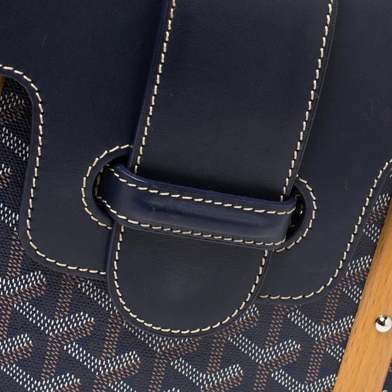 Boeing leather travel bag Goyard Navy in Leather - 37111687