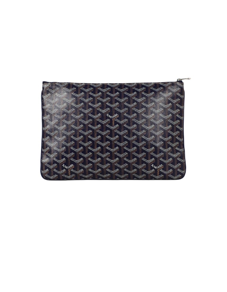 GOYARD Goyardine Senat Pochette MM Black 201933