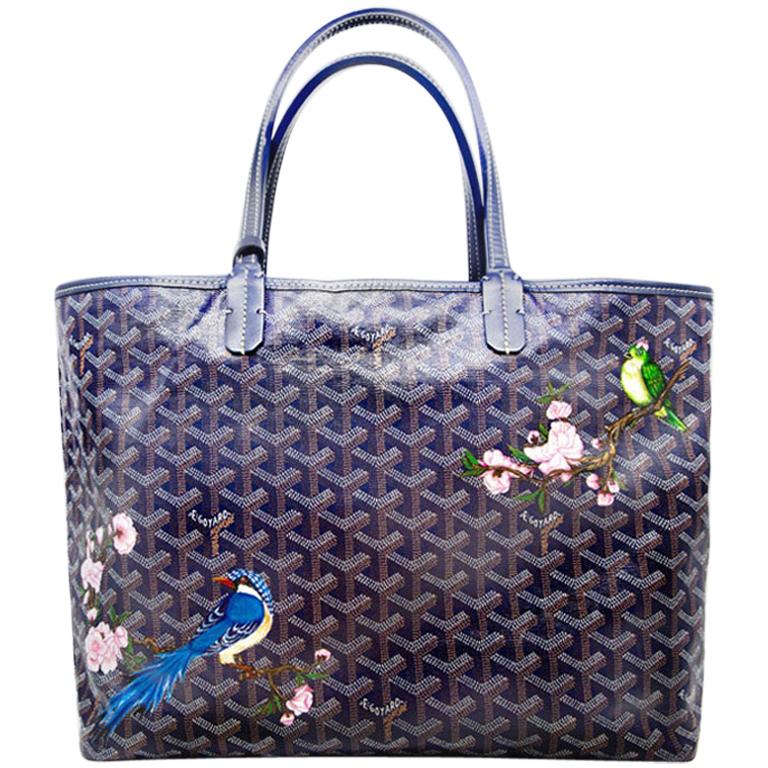 navy blue goyard bag