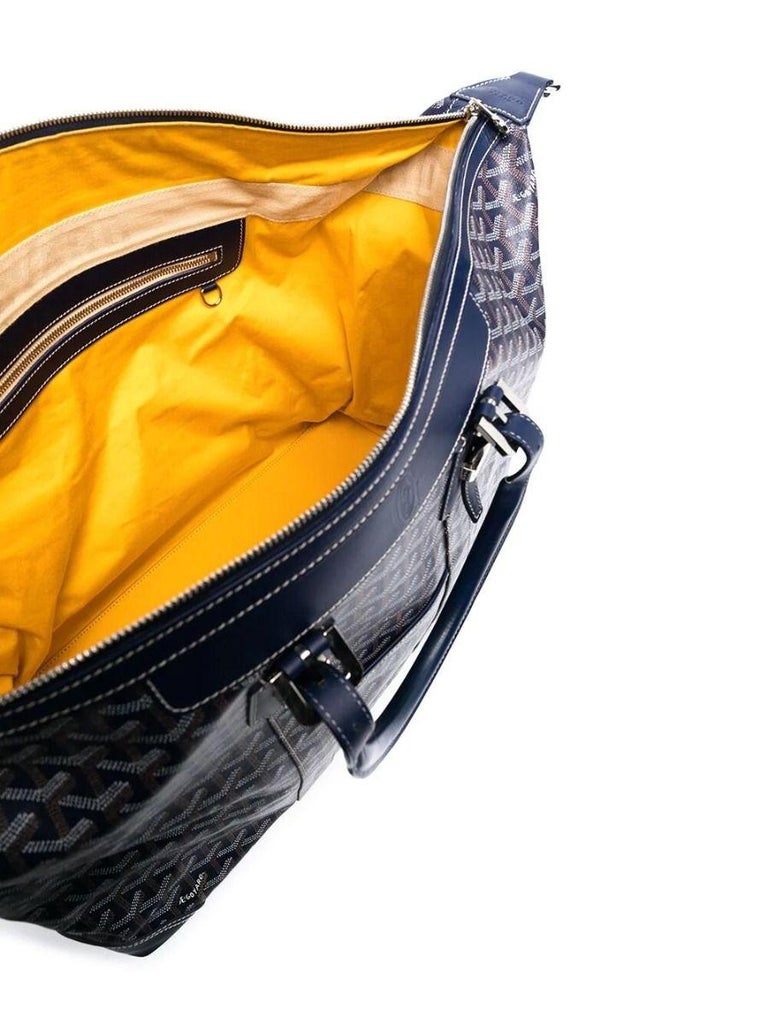 Goyard Goyardine Navy Boeing 55 Travel Bag Palladium Hardware – Madison  Avenue Couture
