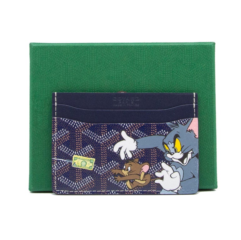 Portafoglio Saint-Sulpice personalizzato Goyard Navy